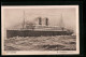 Künstler-AK Passagierschiff SS Rotterdam Auf See  - Passagiersschepen