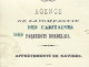 NAVIGATION 1853 ENTETE COMPAGNIE DES PAQUEBOTS A HELICE Bordeaux AGENCE Pour Clossmann Vin  V.HISTORIQUE - 1800 – 1899