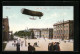 AK Berlin, Unter Den Linden Mit Zeppelin  - Luchtschepen