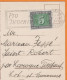 PRO-JUVENTUTE Sur CPA Postée à BASEL 1945 Avec  5c Gris Y.et.T.405 Pour  SAINT-ROBERT  Lot Et Garonne - Storia Postale