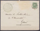 Env. Affr. N°30 Càd BRUXELLES /19 JANV 1870 Pour GAND - Cachet "CONSULAT DE SUISSE A BRUXELLES" - 1869-1883 Leopold II.