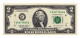 1995 F US Federal Reserve Note 2 Dollars,P#497,UNC - Biljetten Van De  Federal Reserve (1928-...)