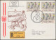 Österreich Moderne Kunst Karnevalsfiguren Schmuck-R-FDC Innbruck 25.10.1985 - Autres & Non Classés