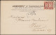 Firmenlochung/Perfin E.R. Auf 50 Ziffer Auf AK Tangerang ROTTERDAM 28.5.1901 - Otros & Sin Clasificación