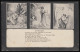Trauer-AK 3 Bilder: Am Elterngrab Engel, SIMMERN 9.11.1905 Nach ZELTINGEN 9.11. - Autres & Non Classés