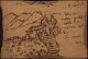 Postkarte Aus Holz Mit Rückseitigem Bild, WIESLOCH 22.6.1901 N. SANDHAUSEN 23.6. - Autres & Non Classés