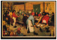 Künstler-AK Pieter Breughel: Die Bauernhochzeit / Boerenbruiloft, Ungebraucht - Non Classés