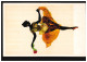 Scherenschnitt-AK Die Tanzende Mit Rose, Beschriftet 1925 - Silhouettes