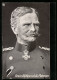 AK Portrait Des Generalfeldmarschalls V. Mackensen In Uniform  - Weltkrieg 1914-18