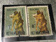 SOUTH VIETNAM Stamps(1972-LE BIESSE DE GUERRE-9d00) PRINT ERROR(ASKEW Color)1 STAMPS-vyre Rare - Vietnam