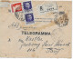 Einschreiben Ventimiglia Nach Paris, Telegram 7F,  1932 - Unclassified