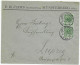 Brief Aus Schlesien: Münsterberg 1898 Nach Leipzig - Covers & Documents