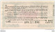 BILLET DE LOTERIE NATIONALE 1959 MUTILES DE GUERRE 38EM TRANCHE - Biglietti Della Lotteria