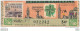 BILLET DE LOTERIE NATIONALE 1952  34E TRANCHE - Loterijbiljetten