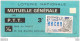 BILLET DE LOTERIE NATIONALE 1964 MUTUELLE GENERALE DES PTT - Billets De Loterie