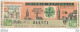 BILLET DE LOTERIE NATIONALE 1952  15E TRANCHE - Billets De Loterie