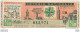 BILLET DE LOTERIE NATIONALE 1952  15E TRANCHE - Lottery Tickets