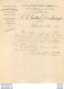 ENTREPRISE SEURAT ET DESCHAMPS  PLOMBERIE A PARIS 1894 CERTIFICAT DE TRAVAIL - 1800 – 1899