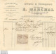 FACTURE E.  MARCHAL TROYES 1915 ENTREPRISE DE DEMENAGEMENTS - 1900 – 1949