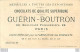 CHROMO DOREE CHOCOLATS GUERIN BOUTRON LITH VALLET MINOT CHEZ LE PATISSIER - Guérin-Boutron