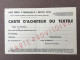 Ancienne Carte Vierge / Carte Provisoire / Acheteur Du Textile / Commerce - Membership Cards