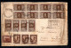 SOMALIA ITALIANA, BUSTA 1933, SASS. 167+163+12 E.G., MOGADISCIO PER GENOVA - Somalie