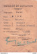 ENTRAIDE DE L'AVIATION CARTE DE MEMBRE 1947  PRESIDENTE GENERALE BOUSCAT - Documents