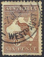 AUSTRALIA 1929 KGV 6d Chestnut Die IIB SG107 Used - Gebruikt