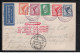 1930 , Zeppelin Karte  " Sachsenfahrt- Chemnitz " über Friedrichshafen , Gute Frankatur , Zeppelin Karte !  #193 - Airmail & Zeppelin