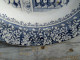 Delcampe - Grand Plat Creux Creil & Montereau Terre De Fer Décor Khiva - Creil Montereau (FRA)