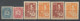 1919 GEORGIA Set Of 6 MLH Stamps (Michel # 1A,4A,7A,9A,7B.9B) - Géorgie