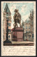 Lithographie Bremen, Vor Dem Gustav-Adolf-Denkmal  - Bremen