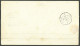 Lettre. No 2c, Vert Très Foncé, Petit Bdf, Obl étoile Sur Lettre De Janv 53 Pour Paris. - TB - R - 1849-1850 Ceres