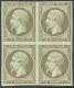 **  No 11a, Bronze, Bloc De Quatre, Très Frais. - TB - 1853-1860 Napoléon III.