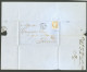 Piquage Susse. No 16 (oxydé), Obl Losange "K" Sur Lettre De Déc 62 Pour Turin. - TB - 1853-1860 Napoléon III