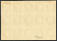 **  Bloc Report De 15 Ex. No 43A, Bloc De Quinze (3 Ex * Et Un Ex Def), Très Jolie Pièce. - TB. - RRR (4 Blocs Connus) - 1870 Bordeaux Printing