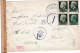 Italie, Enveloppe Avec Courrier De COAZZE Du 28/4/43 Pour Dijon, Marques De Censure - Poste Militaire (PM)