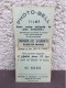 Publicité / Ticket Publicitaire / Photo Bell / Ticket Numéroté - 1950 - ...