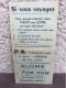 Publicité / Ticket Publicitaire / Photo Bell / Ticket Numéroté - 1950 - ...