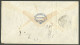 Lettre Cad Bleu "Inde/Pondichéry". CG Nos 17 + 32 + 34 Sur Lettre Pour Rochefort, 1879. TB. - R. - Other & Unclassified