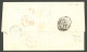 Lettre Cad Bleu "Inde/Pondichéry". CG 18 + 33 Sur Enveloppe Pour Bordeaux, 1880. - TB - R - Autres & Non Classés