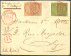 Lettre Cad Rouge "Haiphong/Tonkin" Août 1901, Sur N°9 + 11, Bdf, Sur Enveloppe Recomm. Pour /Alger. - TB - Autres & Non Classés
