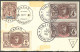 Lettre Taxe. Cad "Tidjikdja", Sur N°8C Paire Verticale Sur Enveloppe Afft Sénégal 10 + 31, 1906. - TB. - R - Autres & Non Classés