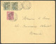 Lettre Cad "Nouvelle-Calédonie/Nouméa", No 35 Paire + 37. Enveloppe Pour Nouméa, Janv 93, Superbe - RRR - Otros & Sin Clasificación