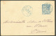 Lettre Cad Bleu "Réunion/St André". Entier 15c Pour Saint-Denis, 1898. - TB. - Otros & Sin Clasificación