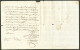 Lettre Lettre Avec Texte Daté De Port Au Prince Le 2 Juillet 1751. Adressée En Port Payé Au Port De Paix. Au Recto, Ment - Haiti