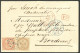 Lettre Losange Bleu "GOR" Sur CG N°3 + 5, à Côté Cad "Sénégal Et Dep/Gorée" 1870, Sur Enveloppe Pour - TB. - R - Other & Unclassified