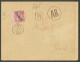 Lettre Cad "Papeete/Taiti". No 17 Sur Enveloppe Recommandée Pour Paris Avec AR, 1894. - TB. - Autres & Non Classés