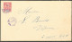 Lettre Cad Violet "Iles Marquises/Tahuko". Océanie No 15 Sur Enveloppe Pour Papeete, 1913. - TB - R. - Autres & Non Classés