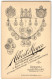Fotografie Albert Meyer, Berlin, Alexanderstrasse 45, Kgl. Wappen Von Sachsen & Messemedaillen, Rückseitig Paar Portr  - Persone Anonimi